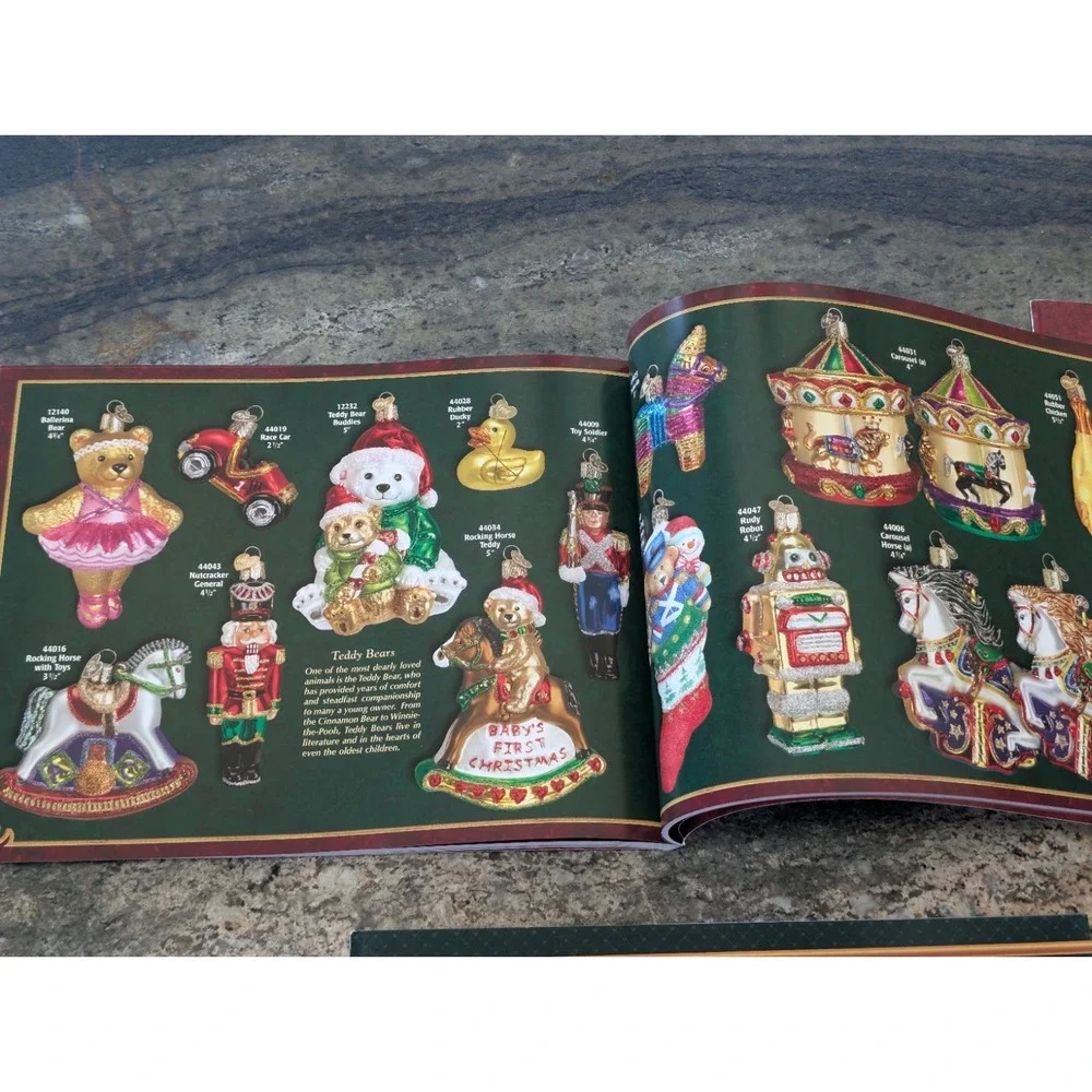 Old World Christmas Catalogs Books 2009 2012 2013 2014 Merck Glass Ornament USED